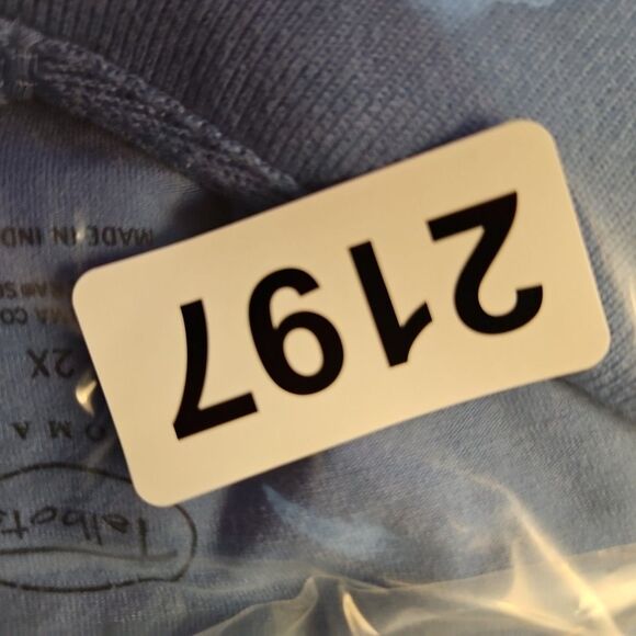 Talbots Shirt Size 2X Blue Short Sleeve Pima Cotton Spandex Polo Collared - Picture 8 of 9